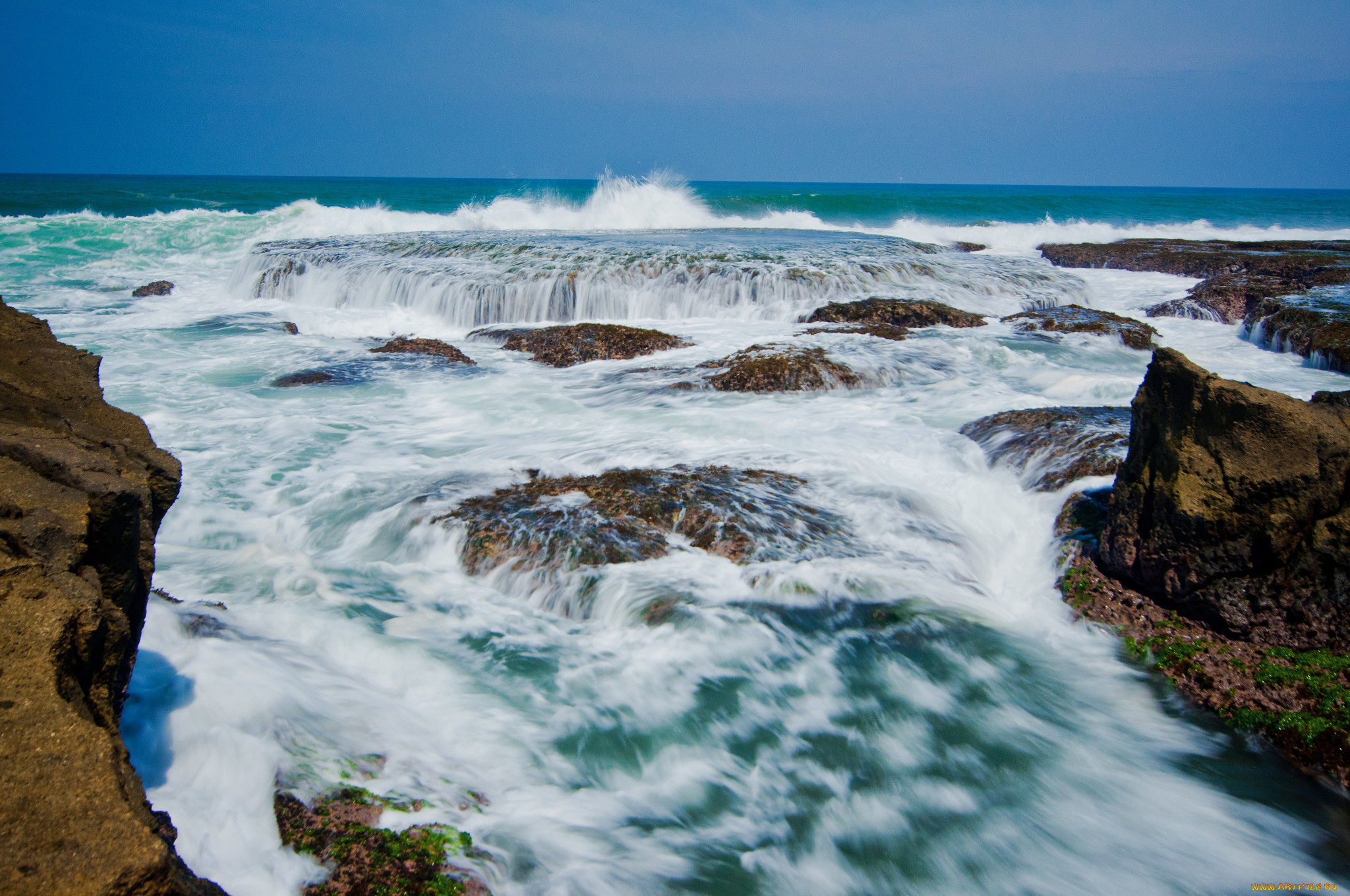 sawarna, beach, west, java, indonesia, , , , indian, ocean, , , , , , , 